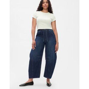 NWT Mid Rise Easy Horseshoe Jeans - Color: dark indigo